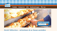 Desktop Screenshot of hertel-haehnchen.de
